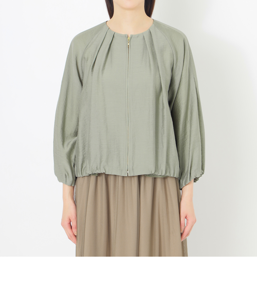 エス エッセンシャルズ S.ESSENTIALS シアーシルクブルゾン シアーシルクブルゾン | エス エッセンシャルズ(S.ESSENTIALS