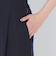 ポリエステルツイルワイドパンツ