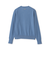 シルクカシミヤクルーネックカーディガン