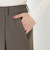 トリプルツイストタックワイドパンツ