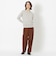 ボートネックニットプルオーバー