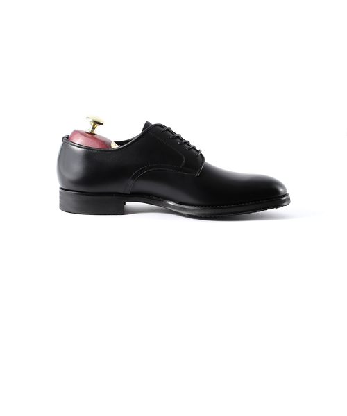 【週末価格】三陽山長 柔一 革靴 外羽根 プレーントゥ ブラック 柔一/JUICHI】外羽根プレーントゥ｜サンヨーヤマチョウの通販