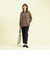 【WEB&一部店舗限定】ボートネックターンバックニット