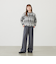 GREY LABEL アーガイルシャギープルオーバー