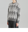 GREY LABEL アーガイルシャギープルオーバー