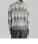 GREY LABEL アーガイルシャギープルオーバー