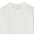 【WEB&一部店舗限定】ミニケーブル クルーネックニット