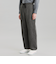 GREY LABEL サテンツイードドロストパンツ