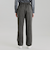 GREY LABEL サテンツイードドロストパンツ