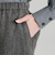GREY LABEL サテンツイードドロストパンツ