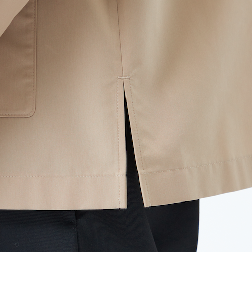 レインウェザークロスノーカラーミドルジャケット｜マッキントッシュ