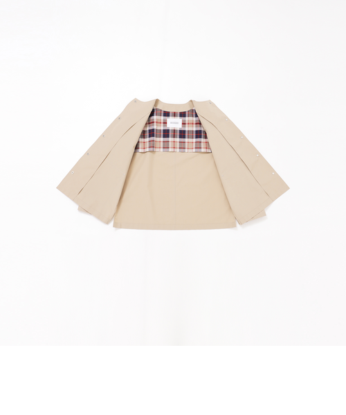 レインウェザークロスノーカラーミドルジャケット｜マッキントッシュ