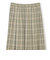 GREY LABEL プリーツチェックスカート