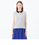 【Bi-color Knit Polo（バイカラーニットポロ）】ノースリーブ