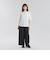 GREY LABEL ストライプショートスリーブレギュラーカラーシャツ