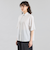 GREY LABEL ストライプショートスリーブレギュラーカラーシャツ