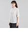 GREY LABEL ストライプショートスリーブレギュラーカラーシャツ