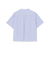 GREY LABEL ストライプバンドカラーショートスリーブシャツ