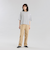 GREY LABEL マルチボーダーブラウス