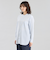 GREY LABEL ストライプバンドカラーシャツ
