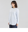 GREY LABEL ストライプバンドカラーシャツ