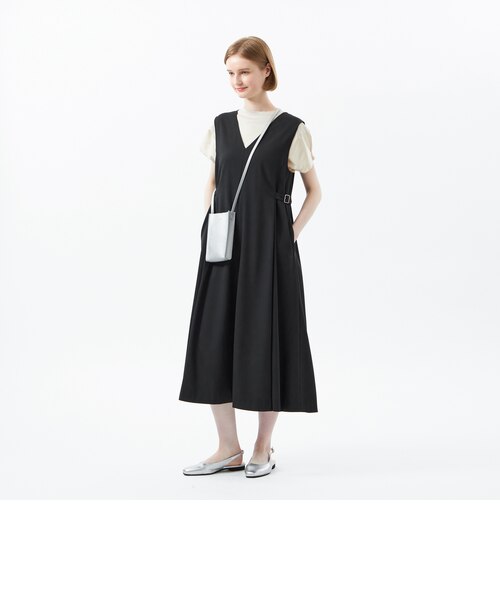 美品マッキントッシュフィロソフィー昨年購入サイドベルテッドジャンパースカート38 MACKINTOSH PHILOSOPHY（マッキントッシュフィロソフィー） ジャンパー