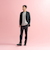 テーラードジャージー パンツ ウール混メッシュジャージー