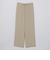 【Alby Easy Pants Wide（アルビー　イージーパンツ ワイド）】バックサテン