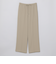 【Alby Easy Pants Wide（アルビー　イージーパンツ ワイド）】バックサテン