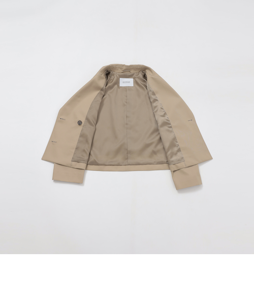 WEB&一部店舗限定】ソフトギャバジンショートトレンチコート