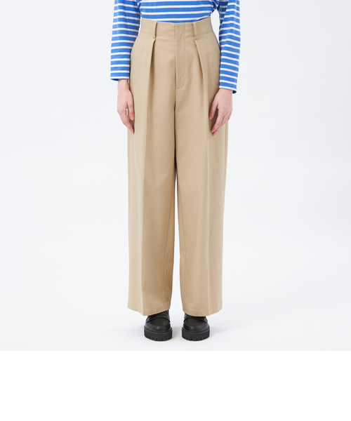 MACKINTOSH PHILOSOPHY   フロントタックワイドチノパンツ MACKINTOSH PHILOSOPHY フロントタックワイドチノパンツ