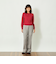 GREY LABEL コットンウールニットポロ