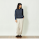 GREY LABEL コットンウールニットポロ