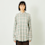 GREY LABEL オンブレチェックシャツ