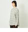 GREY LABEL オンブレチェックシャツ
