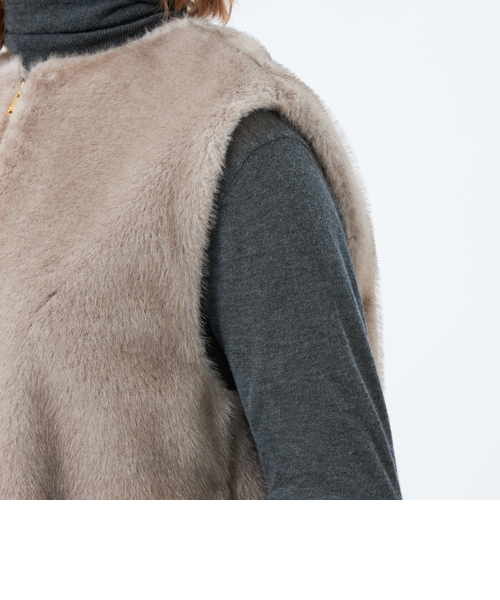 今期即完売品　マッキントッシュフィロソフィー エコファージップアップジレ エコファージップアップジレ｜マッキントッシュフィロソフィーの通販