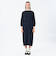 【25年秋冬モデル】Cleric Collar Knit サックワンピース