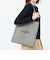 チェックツイードロゴトート
