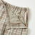GREY LABEL チェックプリーツスカート