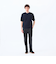 30/1ミニカノコ クルーネック半袖ニットTシャツ
