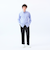 バッキンガムベア 長袖ボタンダウンシャツ シャンブレー/ストライプ
