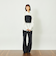 GREY LABEL タックプリーツワイドパンツ
