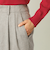 GREY LABEL タックプリーツワイドパンツ