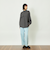 GREY LABAL ウールストライプオフィサーシャツ
