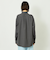 GREY LABAL ウールストライプオフィサーシャツ