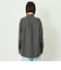 GREY LABAL ウールストライプオフィサーシャツ