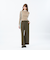 【LEE11月号掲載/蛯原友里さん着用】【2025年秋冬モデル】Cleric Collar Knit グリッター