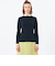 【LEE11月号掲載/蛯原友里さん着用】【2025年秋冬モデル】Cleric Collar Knit グリッター