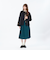 【LEE11月号掲載/蛯原友里さん着用】【一部予約販売】【WELBURY NO COLLAR SHORT（ウェルベリーノーカラーショート）】ウールメルトン製