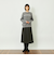 GREY LABEL ウールフラノラップスカート